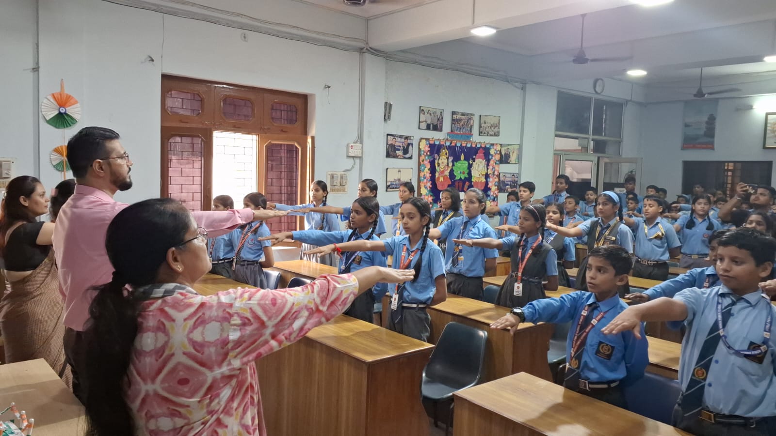 MEETING FOR ENVIROMENT WITH STUDENT ECO COUNCIL OF NOBLE PUBLIC SCHOOL